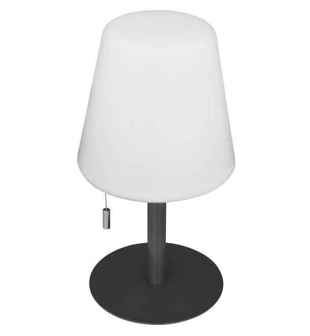 Lampe d’Extérieur Grise - ZACK - H. 30cm