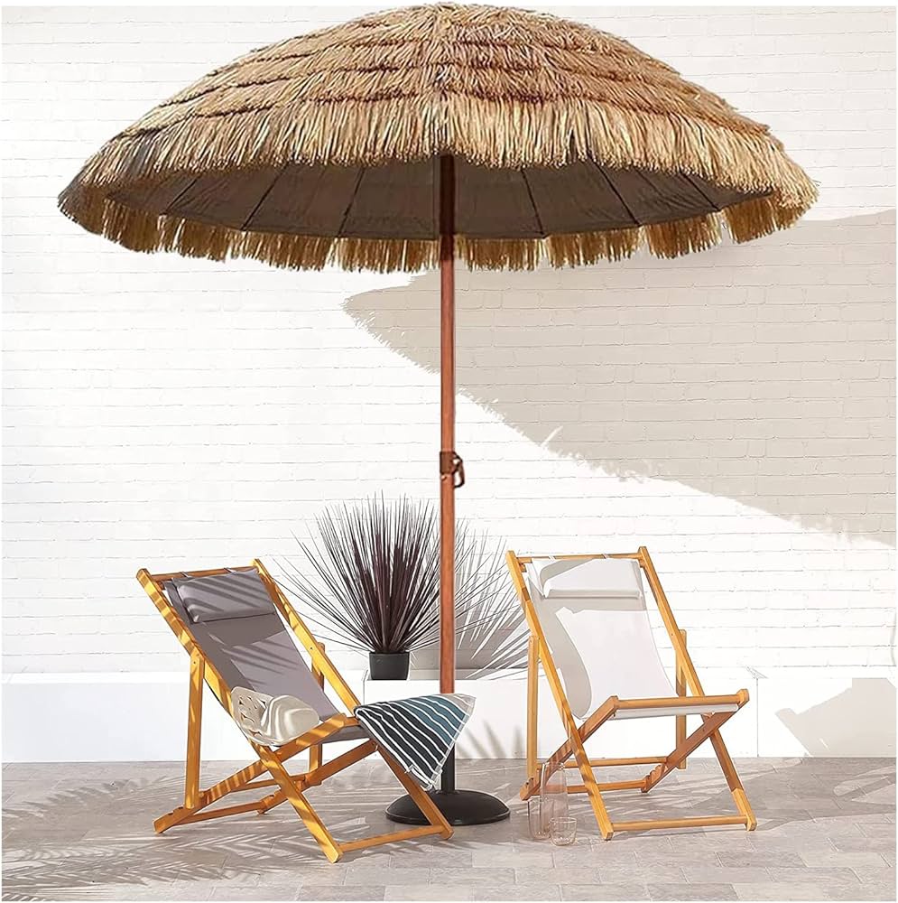 Parasol Raphia Outdoor Naturel D.180 H.210