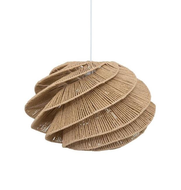 Suspension Corde Beige - OZAN - Diam. 54,5cm