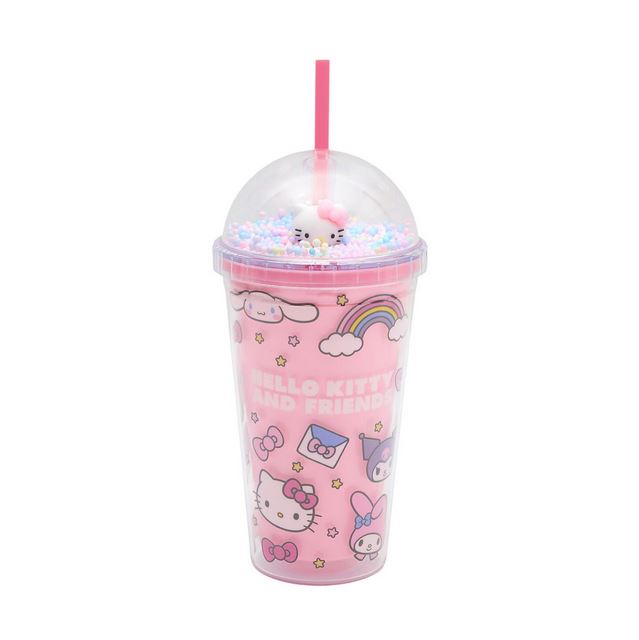 Gobelet Rose - STARCUP HELLO KITTY - 45cl