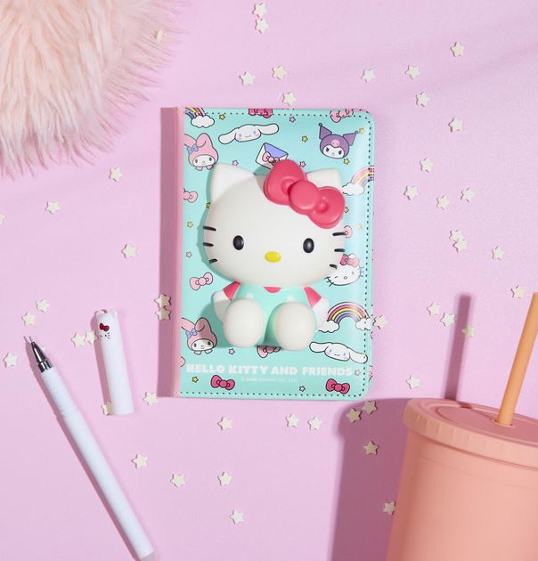 Carnet Bleu - HELLO KITTY - 15.2x2.5x19.4cm