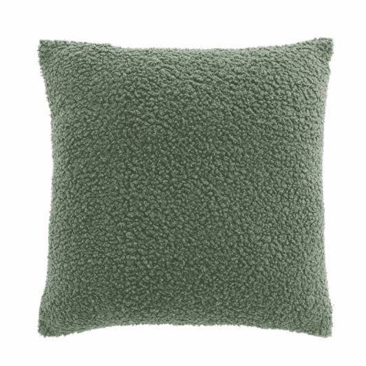 Housse de Coussin Bouclette Sauge - WOOLEN - 40x40cm