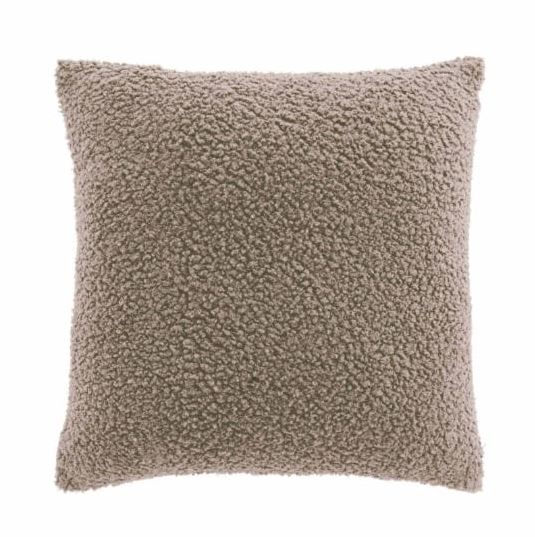 Housse de Coussin Bouclette Sable - WOOLEN - 40x40cm