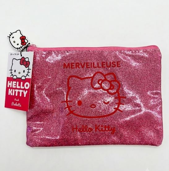 Pochette Hello Kitty - MERVEILLEUSE  - Rose