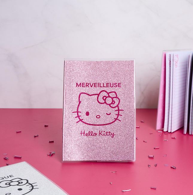 Carnet - MERVEILLEUSE HELLO KITTY - Rose