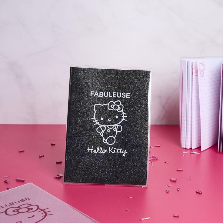 Carnet - FABULEUSE HELLO KITTY - Noir