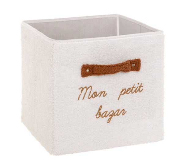 Boîte de Rangement - MON PETIT BAZAR - 29x29cm