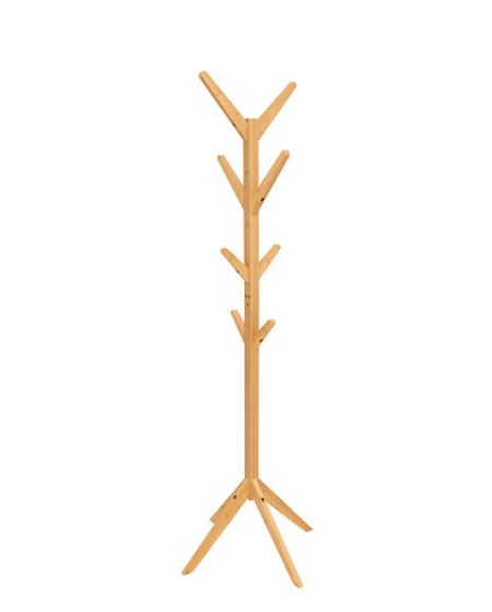 Porte Manteaux sur Pied - 8 Tiges - Bambou