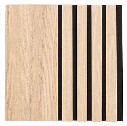 Panneaux Décoratifs Muraux 30x30cm - COLVA - Effet Bois Clair - Lot de 3