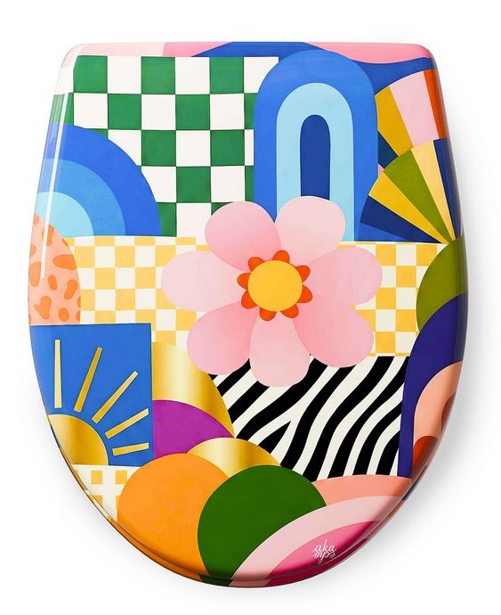 Abattant WC - FLOWERPOWER par AKA ECHO