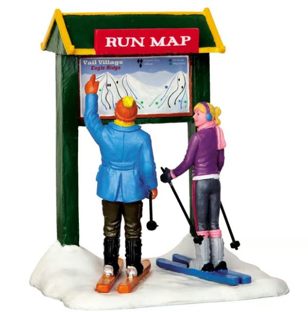 Figurine Décorative - Run Map - Collection Vail Village