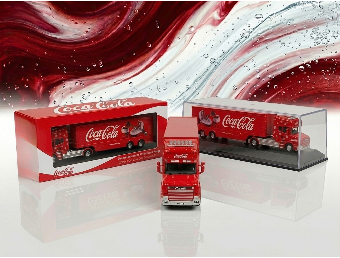 Truck Scania Trailer - COCA COLA - 1/76ème
