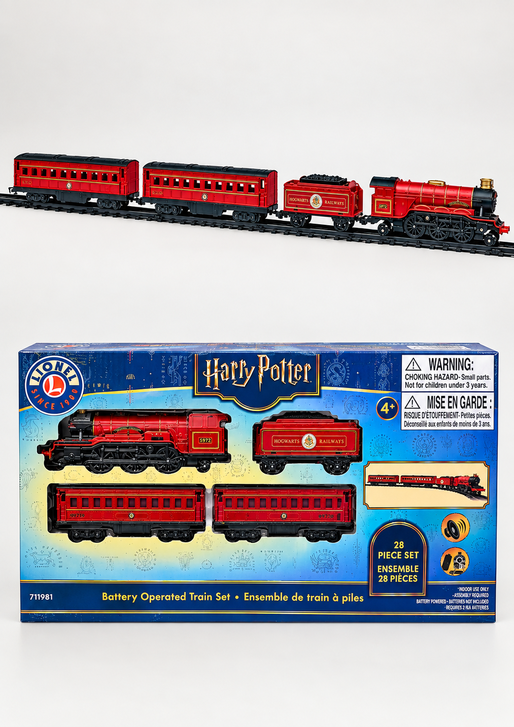 Ensemble de Train à Piles - HARRY POTTER - 28 Pièces