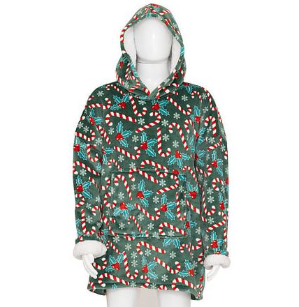 Sweat Plaid Adulte - Candy Cane - Taille Unique