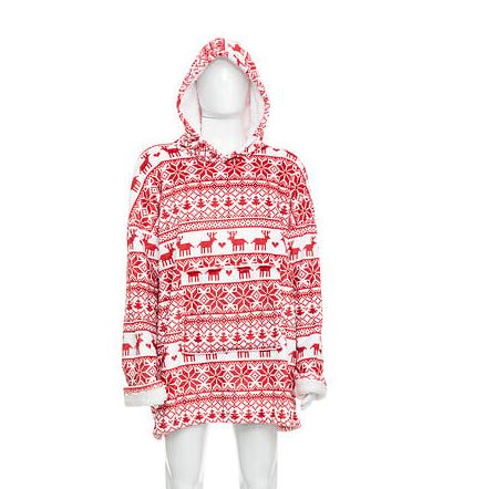 Sweat Plaid Adulte - Noël Scandinave - Taille Unique