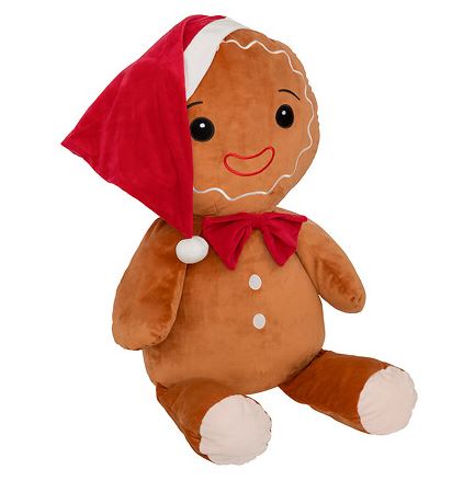 Peluche Décorative de Noël XXL - Pain d’Épices - H.100cm
