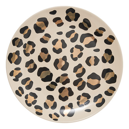 Assiette à dessert léopard D.19 cm