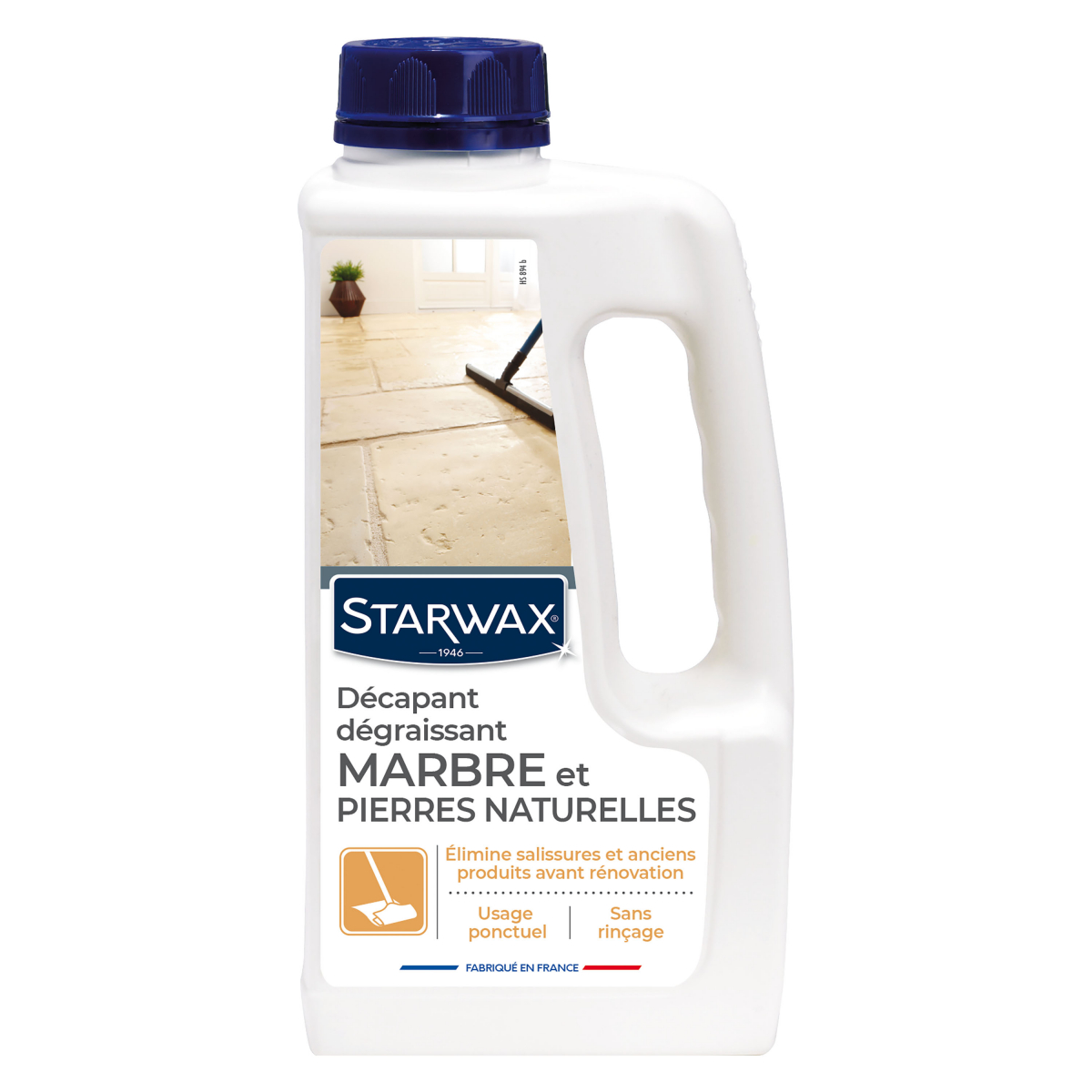Cire à Polir Pierre 200g - Brillant Et Protecteur Pour Marbre, Granit, Carrelage - Imperméable Et Anti-Taches
