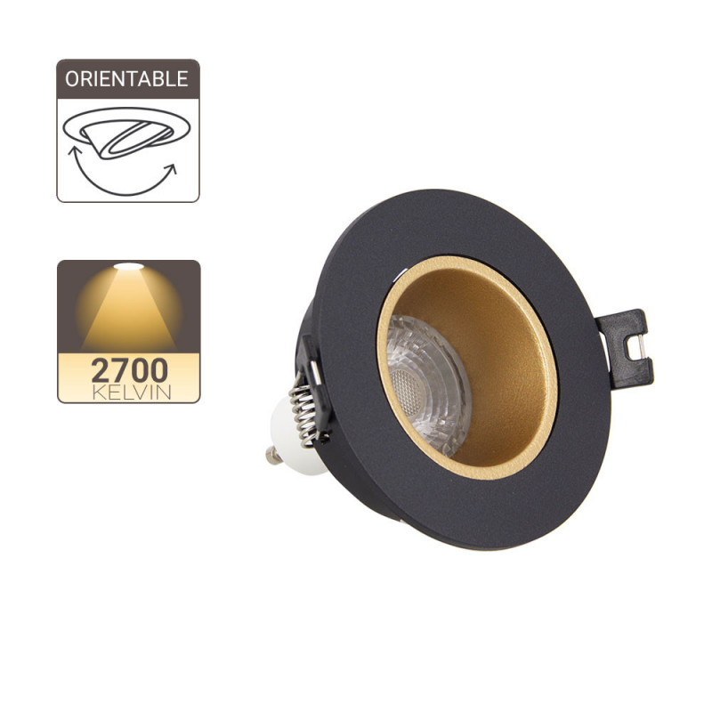 spot-gu10-50w-2700k-rond-orientable-noir-et-or-ip20