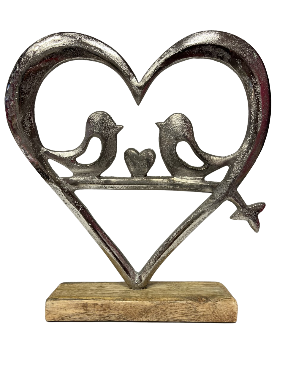 decoration-coeur-argent-oiseaux