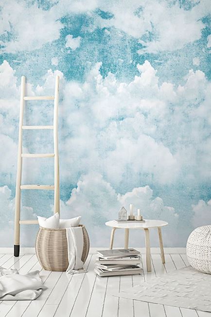 Papier peint intissé panoramique - Nuages