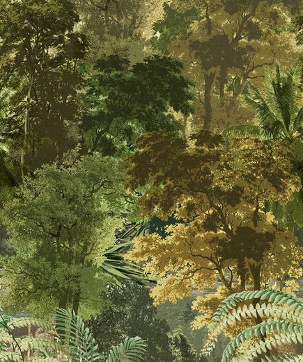 PANORAMIQUE TAPESTRY JUNGLE VERT