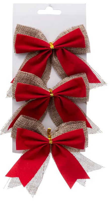DK NOEUD JUTE X3 10X12CM 1