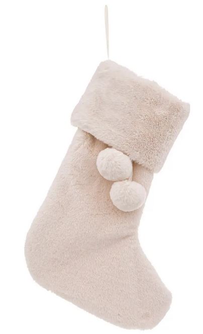 Botte fourrée blanche H45cm
