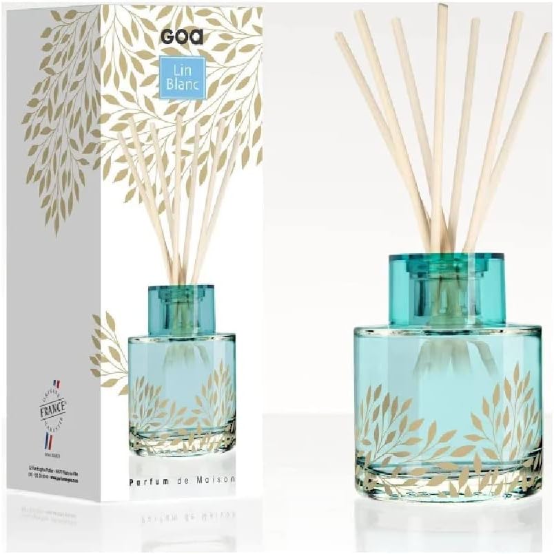 Goatier intemporels Lin Blanc 200 ML Parfum-Fragrance-Diffuseur-Ambiance-Senteur-Intemporel-Évasion-goa-recharge