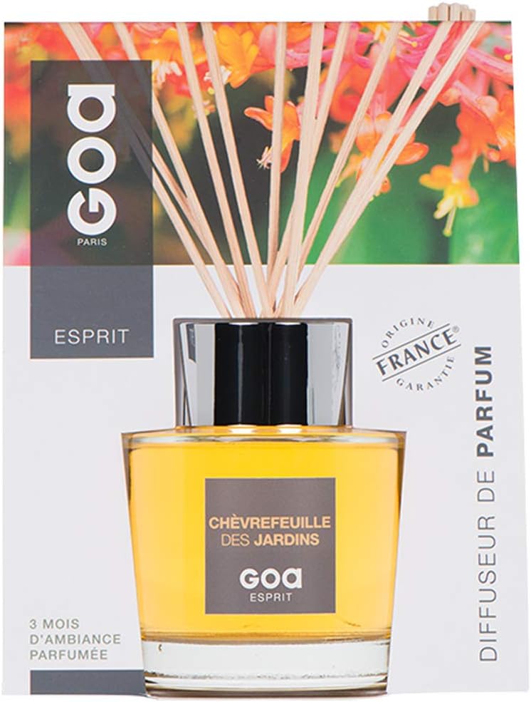 Goatier Esprit 200 ML chevrefeuille des Jardins Parfum-Fragrance-Diffuseur-Ambiance-Senteur-Intemporel-Évasion-goa-recharge
