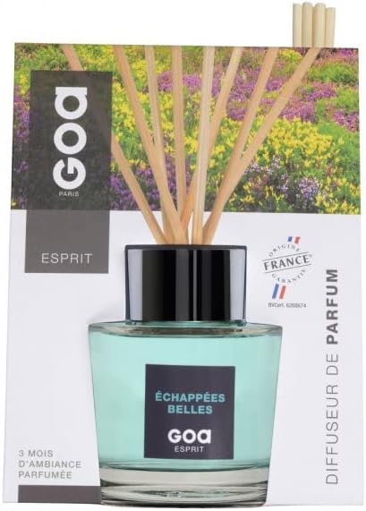 Goatier Esprit échappées Belles 200 ML Parfum-Fragrance-Diffuseur-Ambiance-Senteur-Intemporel-Évasion-goa-recharge