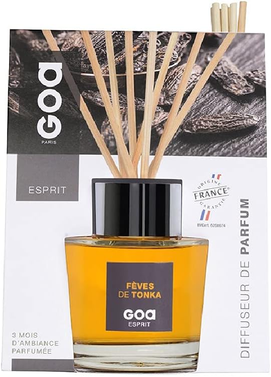 Goa - Goatier esprit fèves de tonka 200 ml Parfum-Fragrance-Diffuseur-Ambiance-Senteur-Intemporel-Évasion-goa-recharge