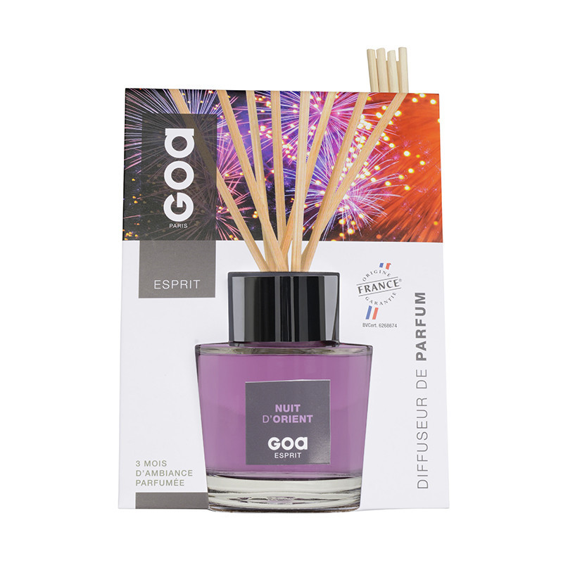 GOATIER ESPRIT 200ML NUIT D'ORIENT Parfum-Fragrance-Diffuseur-Ambiance-Senteur-Intemporel-Évasion-goa-recharge