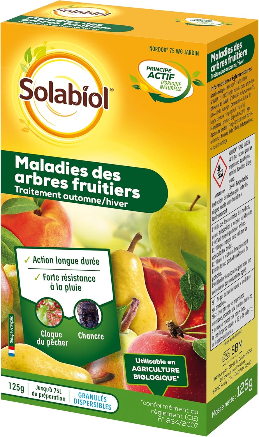 MALADIE ARBRES FRUITIERS 125G