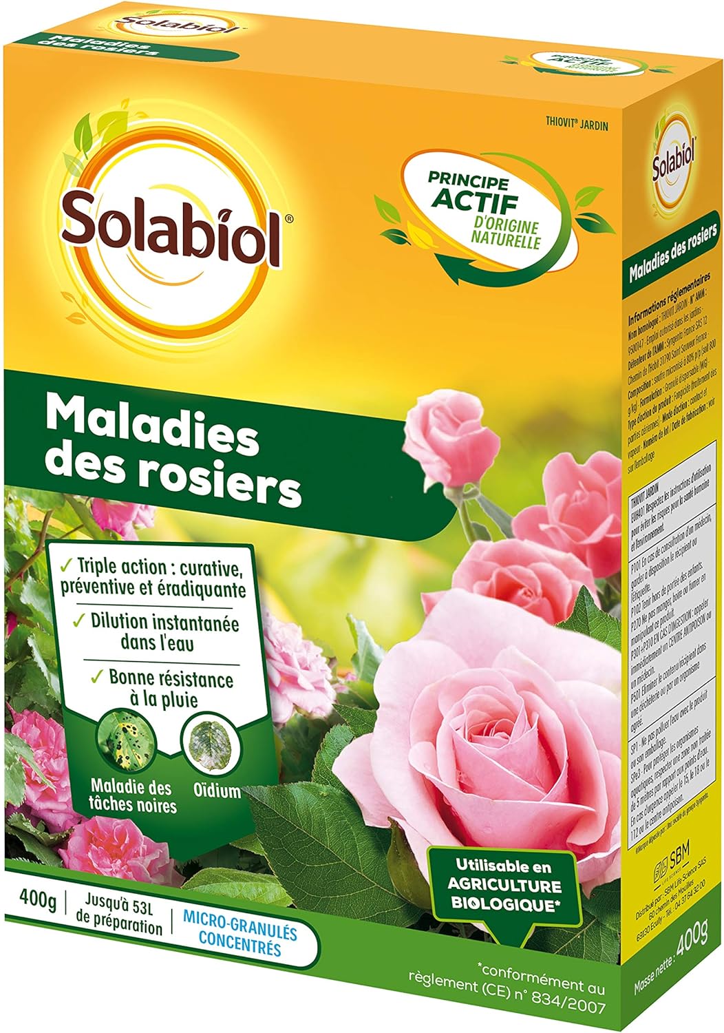 Traitement des Maladies des Rosiers 400g