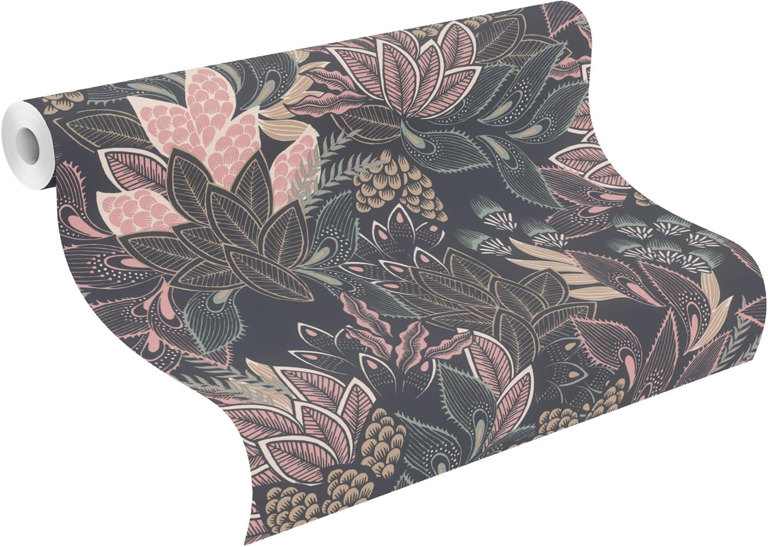 VGI MOTIF LEA ROSE NOIR 2