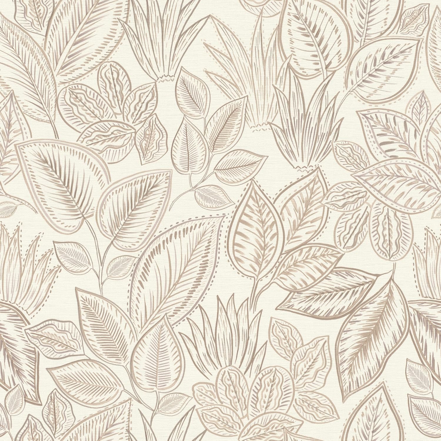 Papier peint vinyle grainé sur intissé Samoa beige