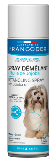 Spray Démêlant à l\'Huile de Jojoba pour chiens