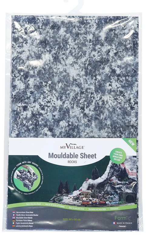 Papier aluminium malléable pour crèches et décorations de Noël