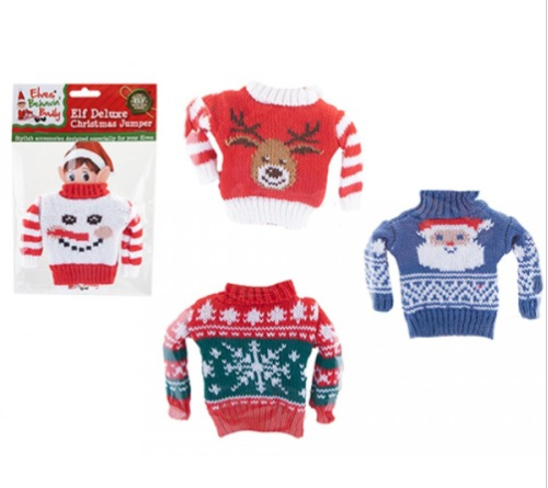 Pull Moche de Noël - Lutin Farceur