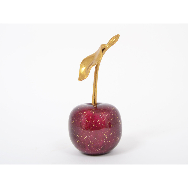 Cerise rouge et dorée DIANA 25cm