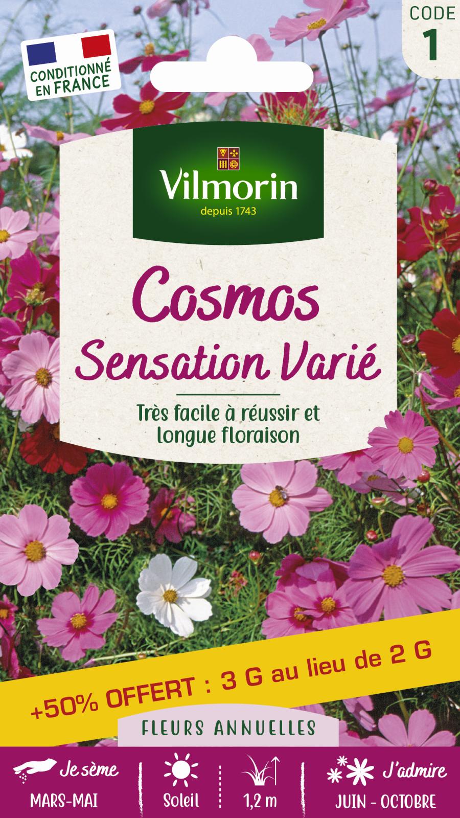 Cosmos Sensation Varié + 50% Offert