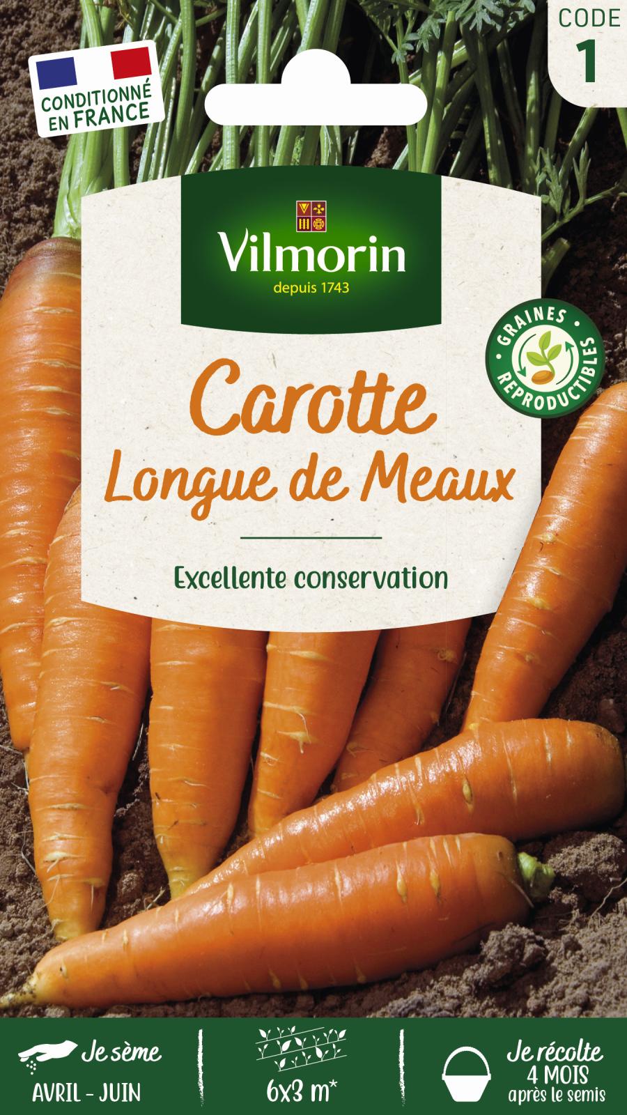 Carotte Longue de Meaux - 6gr