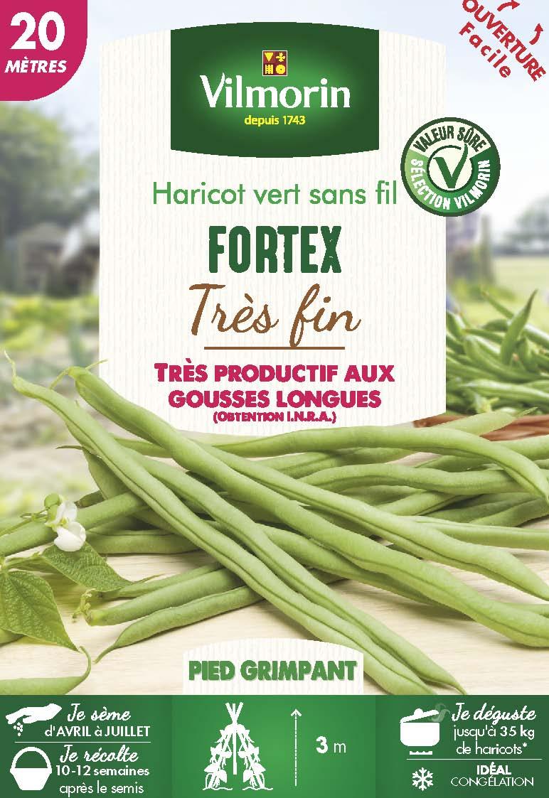 Haricot Grimpant Vert Fortex - 20m