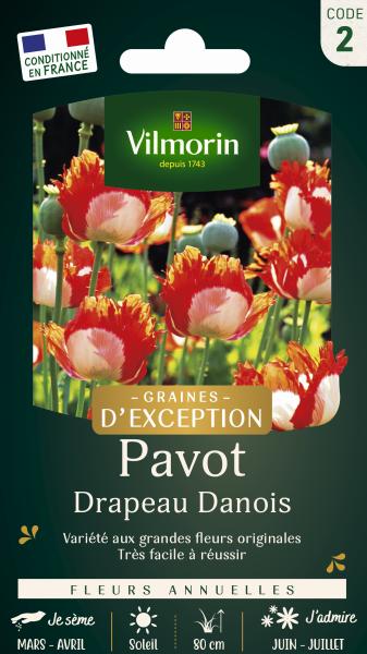 Pavot Drapeau Danois - 1gr