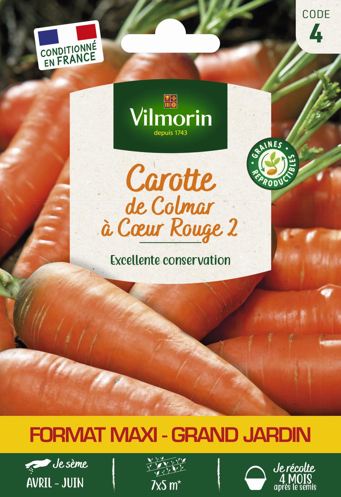 Carotte de Colmar à Cœur Rouge - 16gr