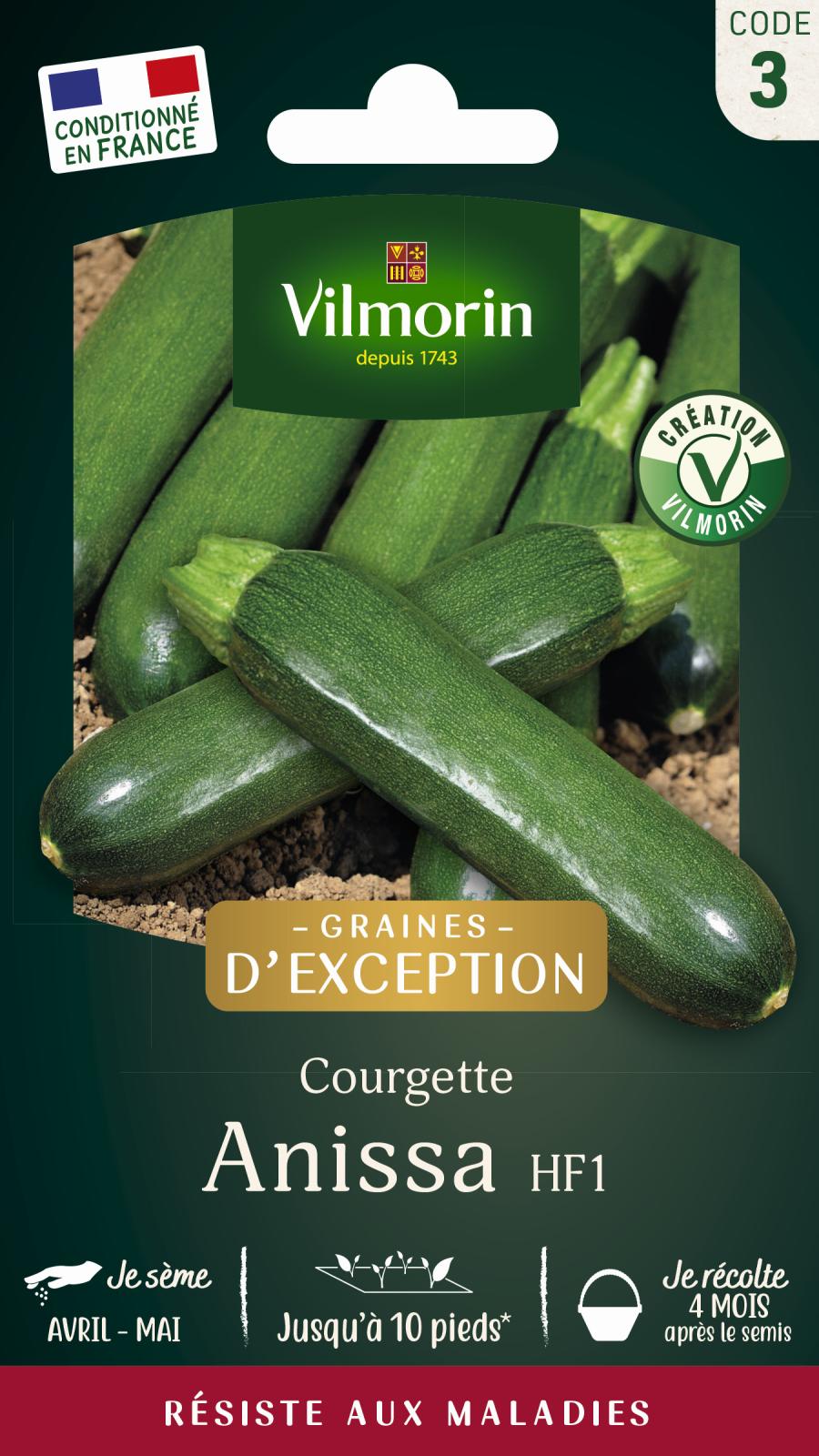Courgette Anissa - Graines d\'Exception - 3gr