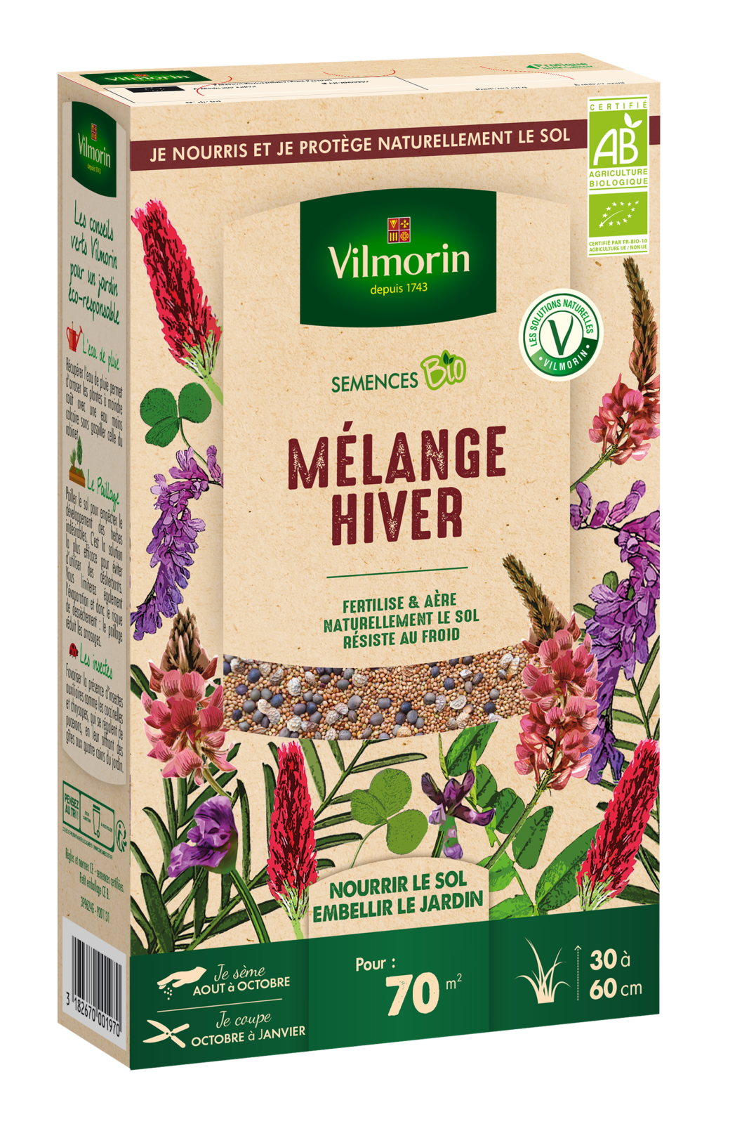 Engrais vert Mélange hiver - BIO - 250gr