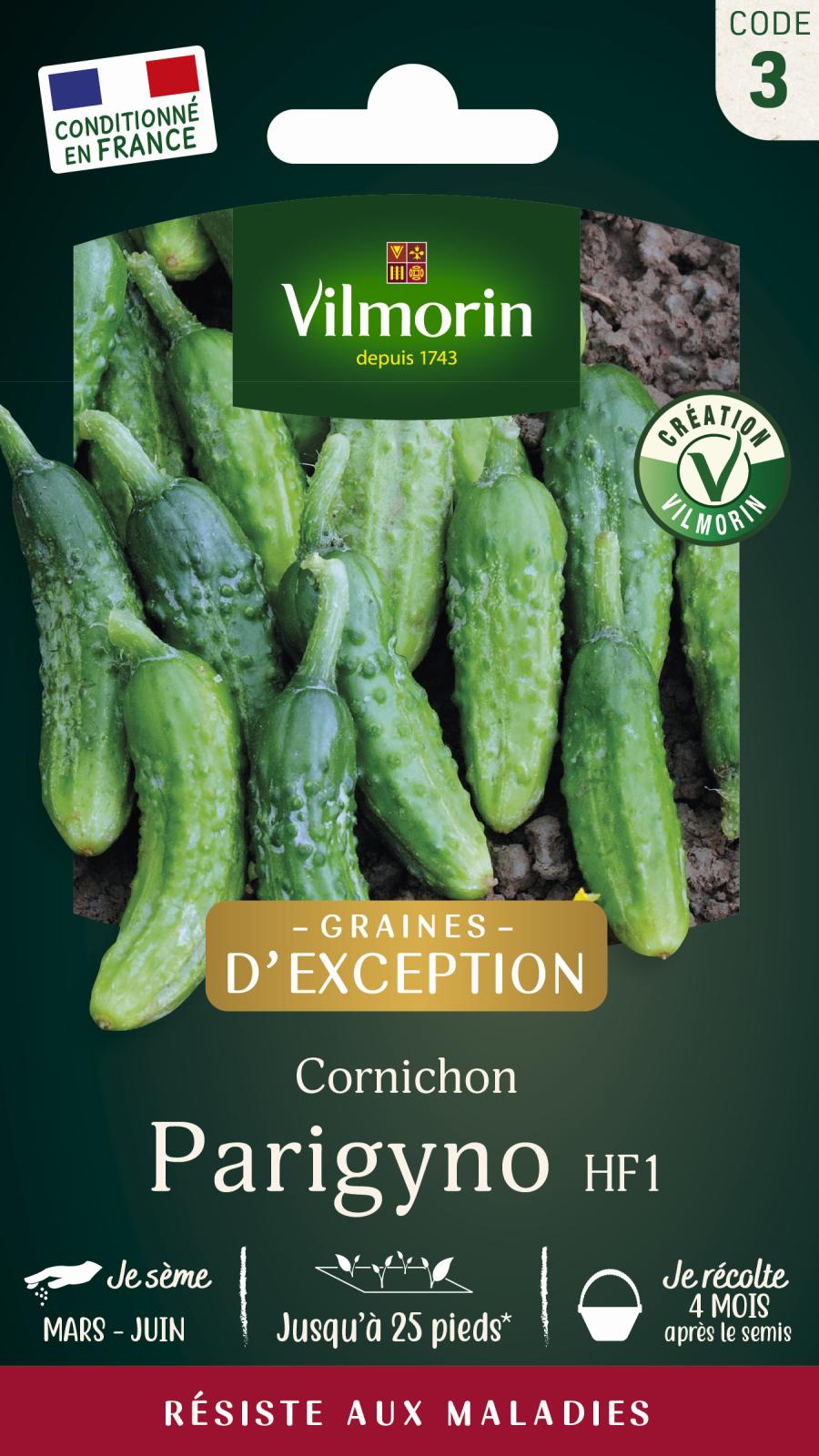Cornichon Parigyno - Graines d\'Exception - 2gr