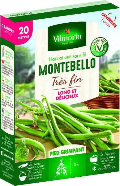 Haricot Grimpant Vert Montebello - 110gr